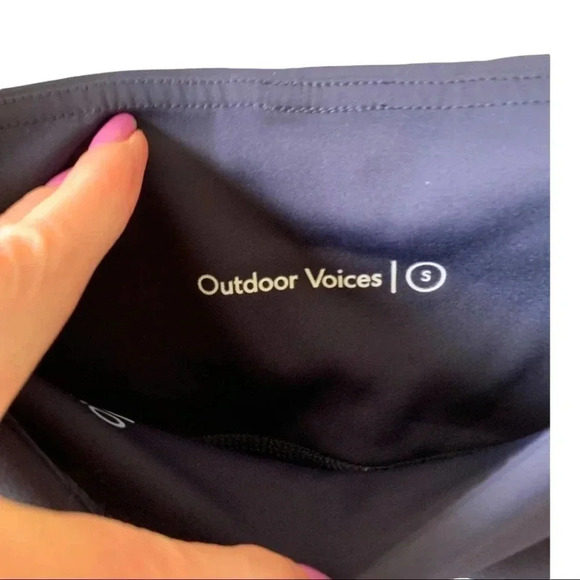 Outdoor voices leggings back zipper blue size small - Picture 7 of 7